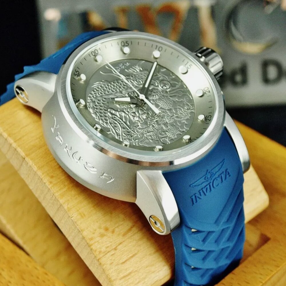 Pro Diver Dragon Men's Silver SS Watch